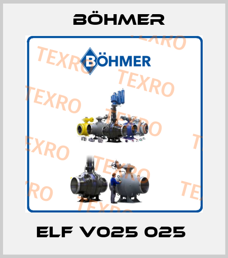 ELF V025 025  Böhmer