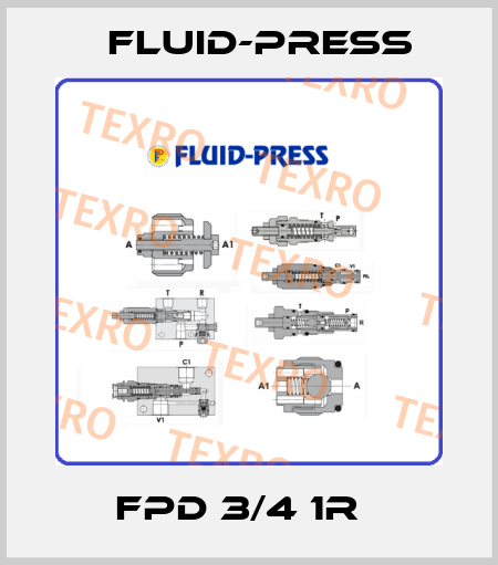 FPD 3/4 1R   Fluid-Press