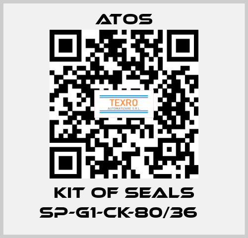 Kit of seals SP-G1-CK-80/36   Atos