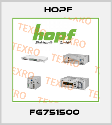 FG751500  Hopf