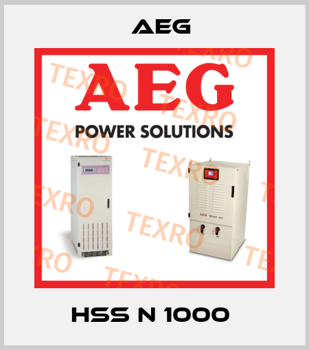 HSS N 1000  AEG