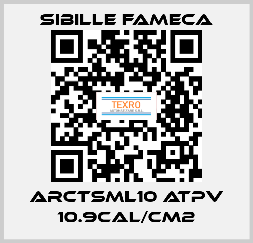 ARCTSML10 ATPV 10.9CAL/CM2 Sibille Fameca