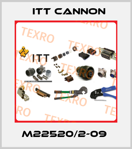 M22520/2-09  Itt Cannon
