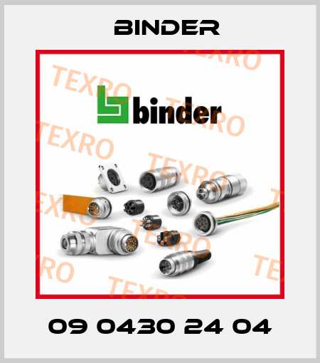09 0430 24 04 Binder