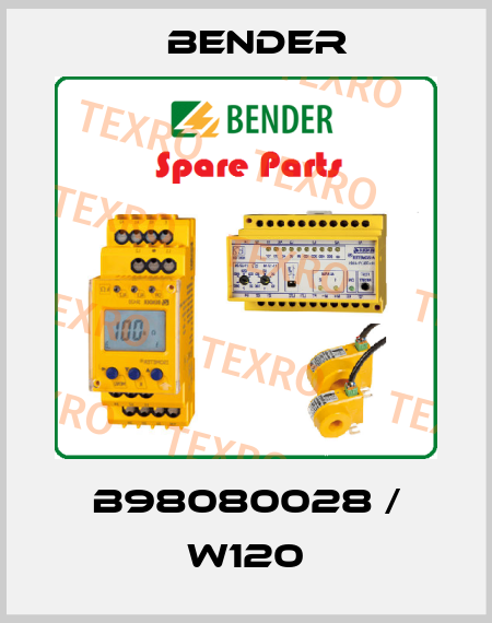 B98080028 / W120 Bender