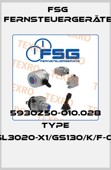 5930Z50-010.028 Type SL3020-X1/GS130/K/F-01 FSG Fernsteuergeräte