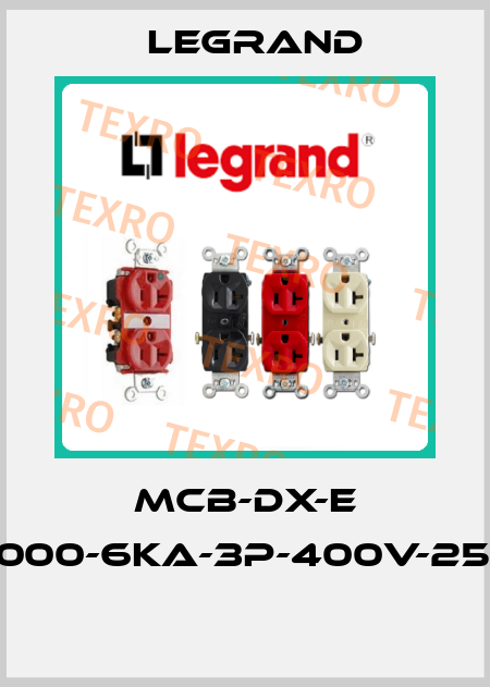 MCB-DX-E 6000-6kA-3P-400V-25A  Legrand