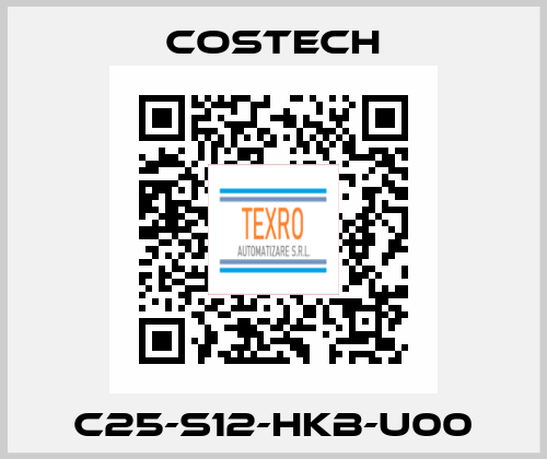 C25-S12-HKB-U00 Costech