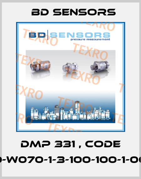 DMP 331 , code 110-W070-1-3-100-100-1-000 Bd Sensors
