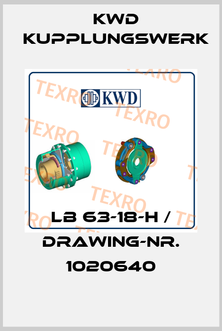 LB 63-18-H / Drawing-Nr. 1020640 Kwd Kupplungswerk