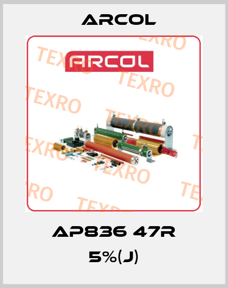 AP836 47R 5%(J) Arcol