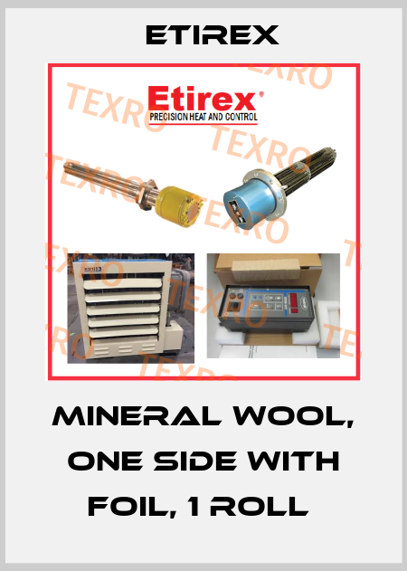 MINERAL WOOL, ONE SIDE WITH FOIL, 1 ROLL  Etirex