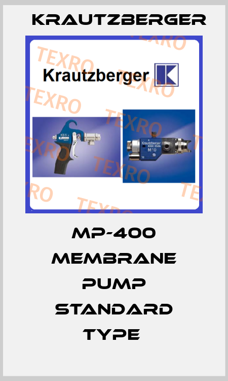 MP-400 MEMBRANE PUMP STANDARD TYPE  Krautzberger