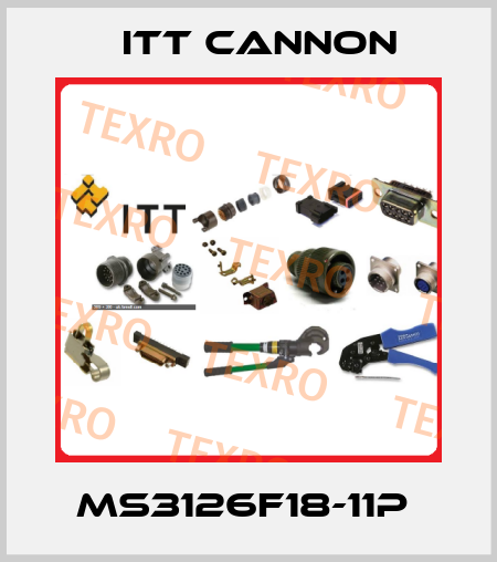 MS3126F18-11P  Itt Cannon