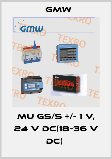 MU GS/S +/- 1 V, 24 V DC(18-36 V DC)  GMW