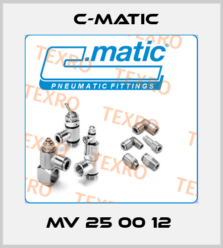 MV 25 00 12  C-Matic