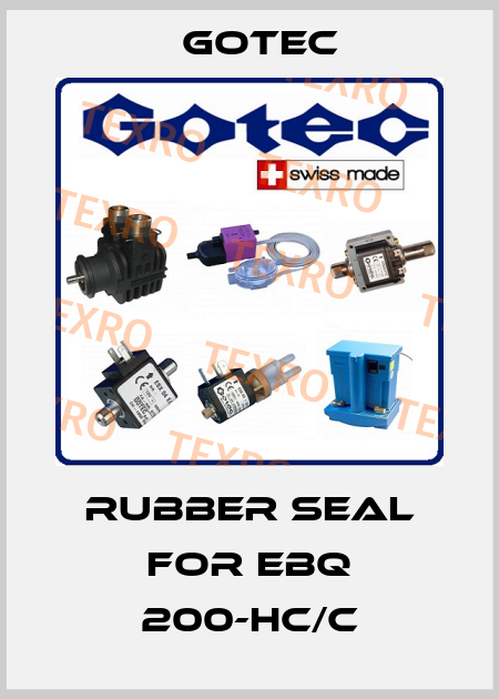 rubber seal for EBQ 200-HC/C Gotec