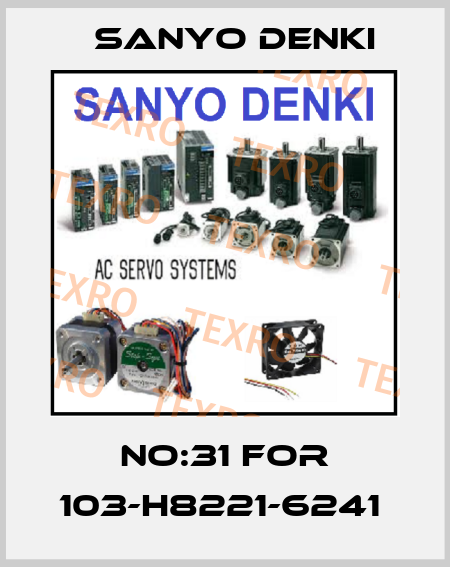 NO:31 FOR 103-H8221-6241  Sanyo Denki