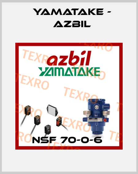 NSF 70-0-6  Yamatake - Azbil
