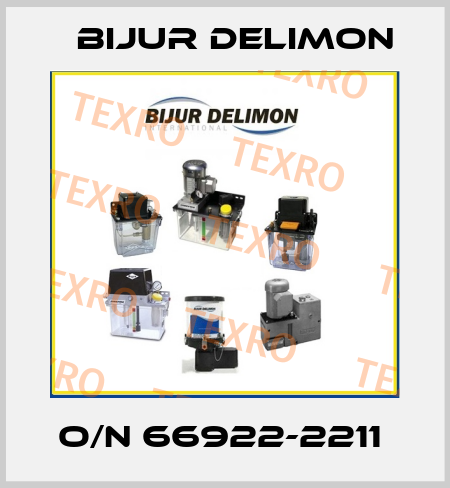 O/N 66922-2211  Bijur Delimon