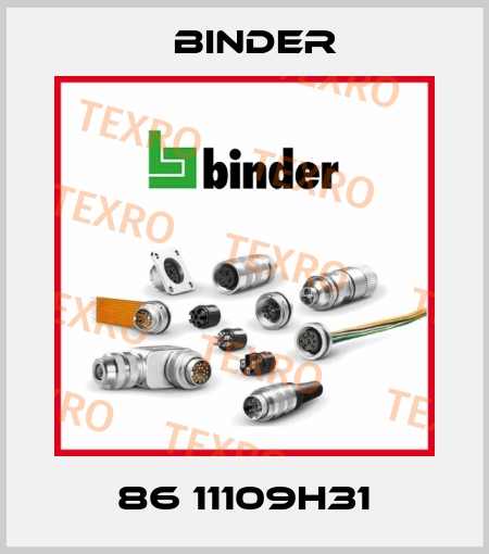 86 11109H31 Binder