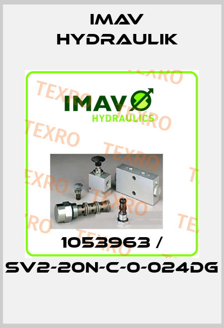 1053963 / SV2-20N-C-0-024DG IMAV Hydraulik