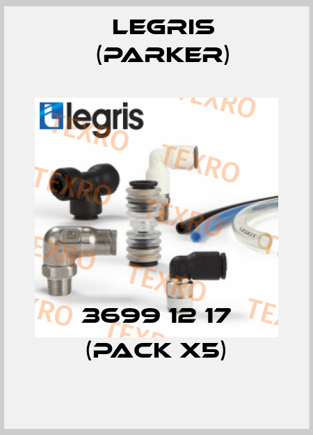 3699 12 17 (pack x5) Legris (Parker)