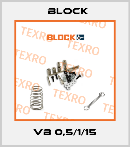 VB 0,5/1/15 Block