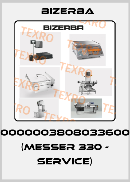000000038080336000 (Messer 330 - Service) Bizerba