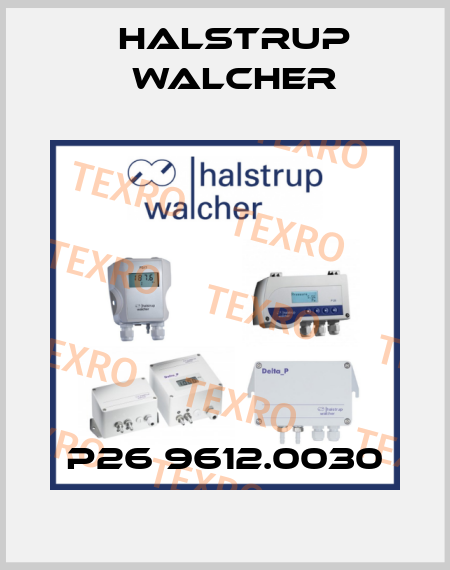P26 9612.0030 Halstrup Walcher