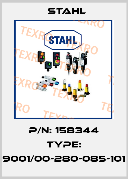 P/N: 158344 Type: 9001/00-280-085-101 Stahl