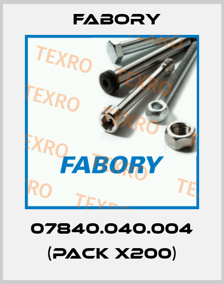 07840.040.004 (pack x200) Fabory
