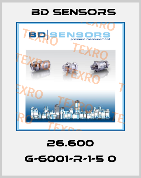 26.600 G-6001-R-1-5 0 Bd Sensors