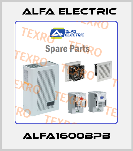 ALFA1600BPB Alfa Electric