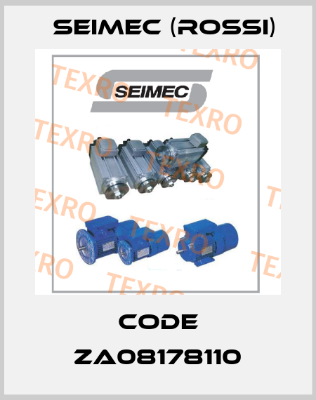 Code ZA08178110 Seimec (Rossi)