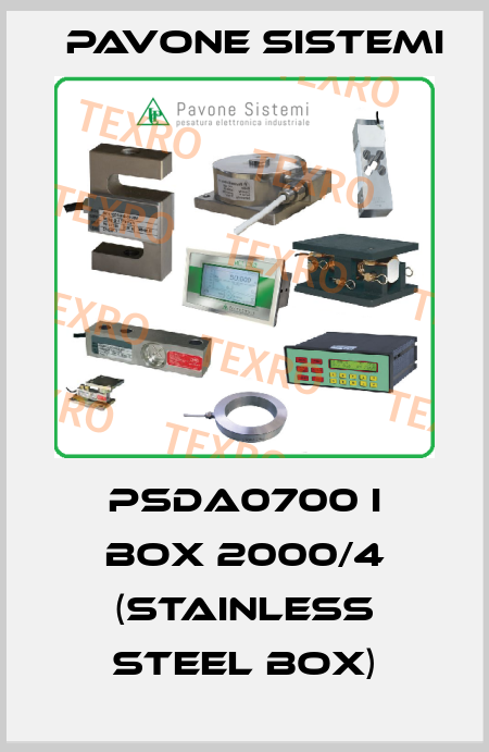 PSDA0700 I BOX 2000/4 (stainless steel box) PAVONE SISTEMI