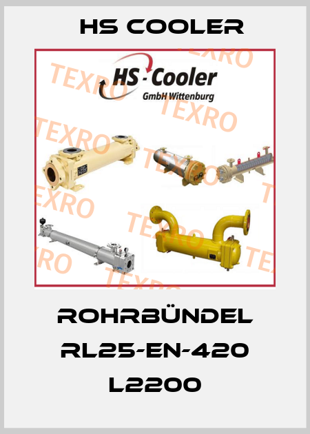 Rohrbündel RL25-EN-420 L2200 HS Cooler