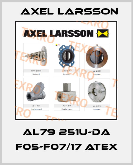AL79 251U-DA F05-F07/17 ATEX AXEL LARSSON