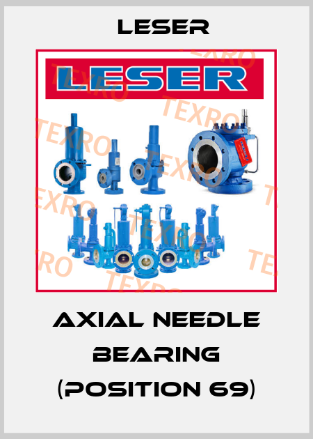 Axial needle bearing (position 69) Leser