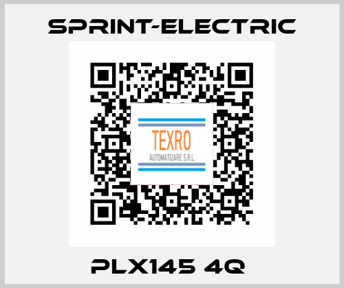 PLX145 4Q  Sprint-Electric