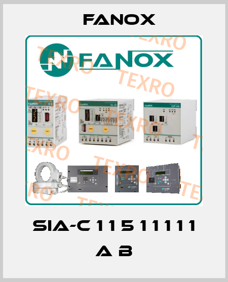 SIA-C 1 1 5 1 1 1 1 1 A B Fanox
