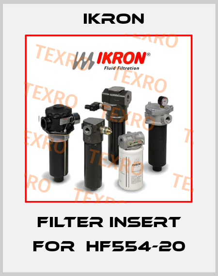 Filter insert for  HF554-20 Ikron