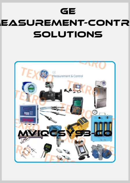 MVIQCSYS3-CO GE Measurement-Control Solutions