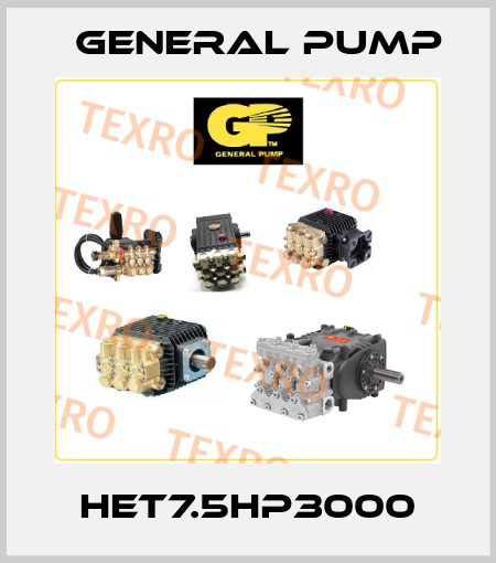 HET7.5HP3000 General Pump