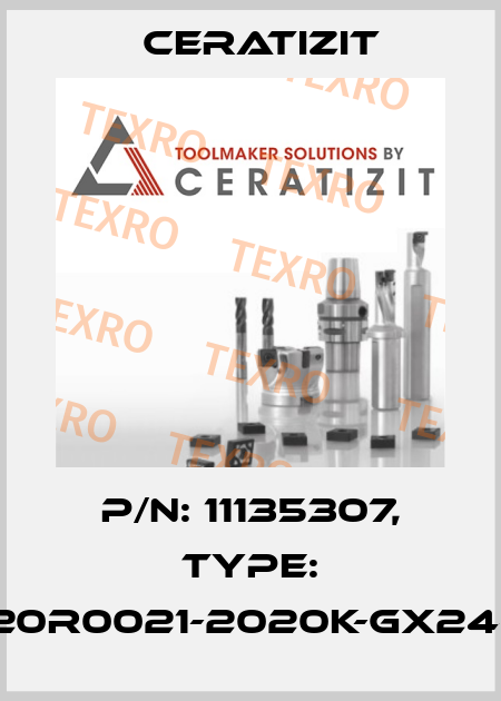 P/N: 11135307, Type: E20R0021-2020K-GX24-3 Ceratizit