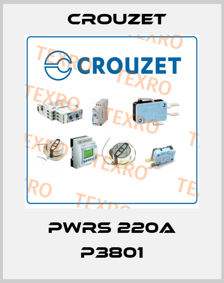 PWRS 220A P3801 Crouzet