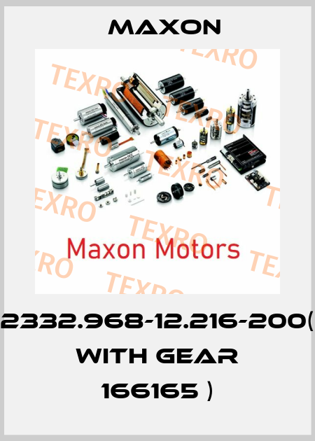 2332.968-12.216-200( with GEAR 166165 ) Maxon