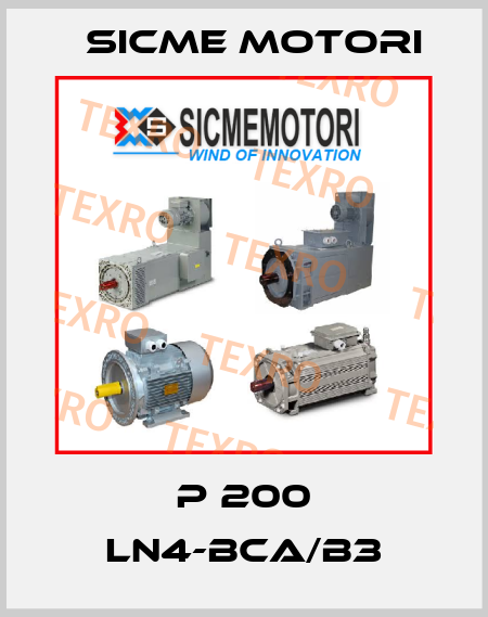 P 200 LN4-BCA/B3 Sicme Motori