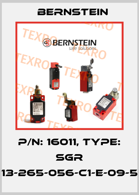 P/N: 16011, Type: SGR 13-265-056-C1-E-09-5 Bernstein