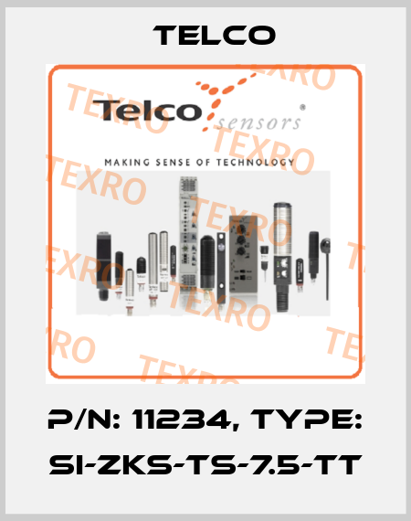 p/n: 11234, Type: SI-ZKS-TS-7.5-TT Telco
